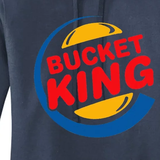 Bucket King Basketball Player Hoops Culture Women's Pullover Hoodie