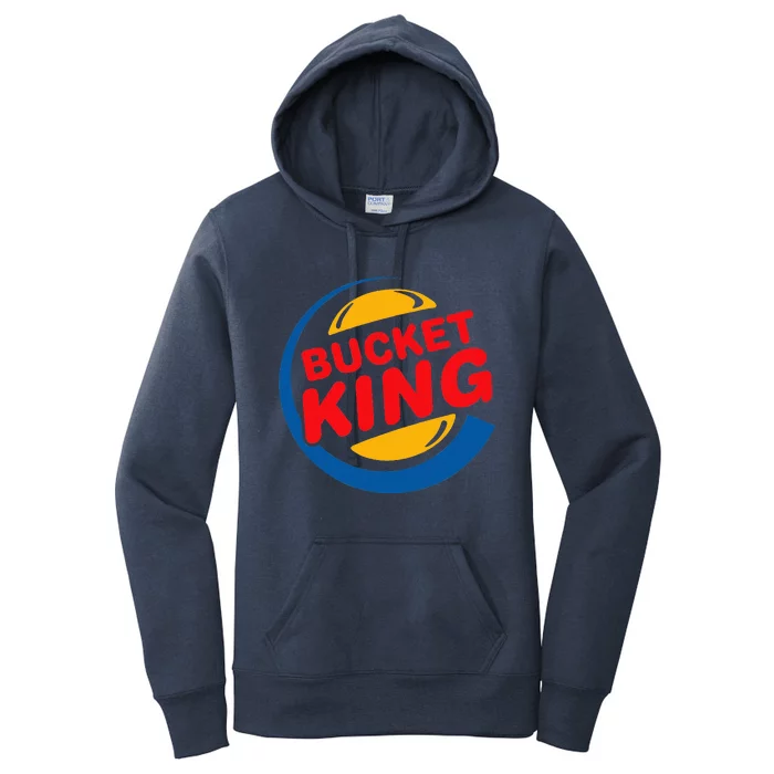 Bucket King Basketball Player Hoops Culture Women's Pullover Hoodie