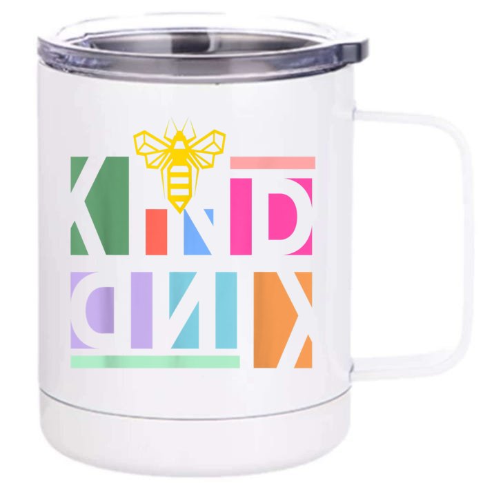 Be Kind Be A Kind Human Front & Back 12oz Stainless Steel Tumbler Cup