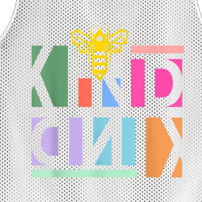 Be Kind Be A Kind Human Mesh Reversible Basketball Jersey Tank