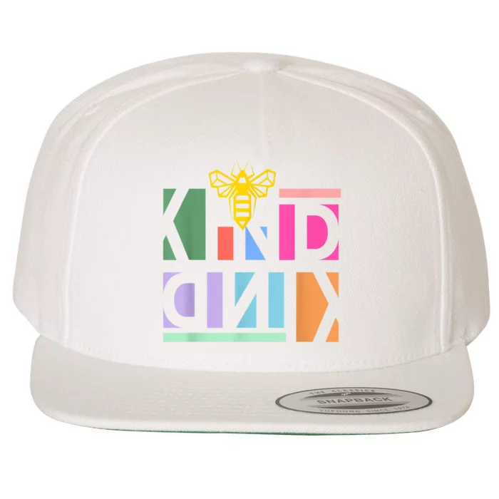 Be Kind Be A Kind Human Wool Snapback Cap