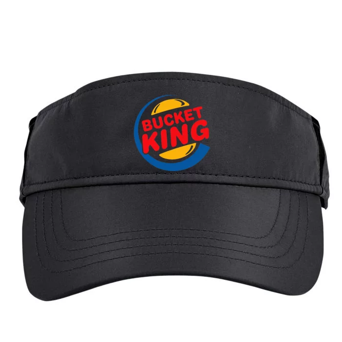 Bucket King Basketball Player Hoops Culture Funny Adult Drive Performance Visor