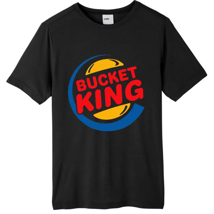 Bucket King Basketball Player Hoops Culture Funny ChromaSoft Performance T-Shirt