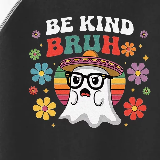 Be Kind Bruh Groovy Ghoul Unity Day Orange Women Halloween Toddler Fine Jersey T-Shirt