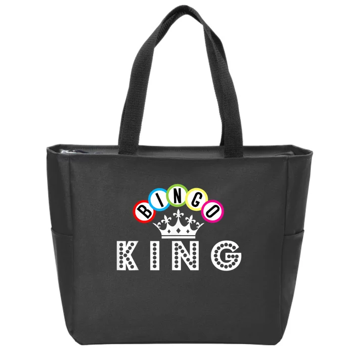 Bingo King Zip Tote Bag