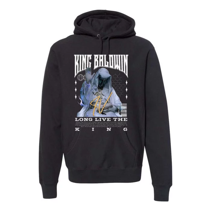 Backprint King Baldwin Iv Premium Hoodie