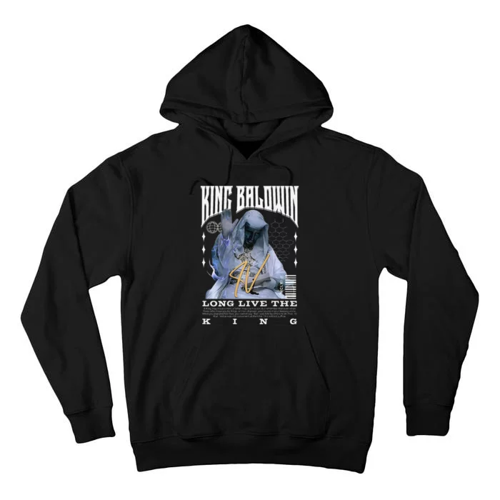 Backprint King Baldwin Iv Tall Hoodie