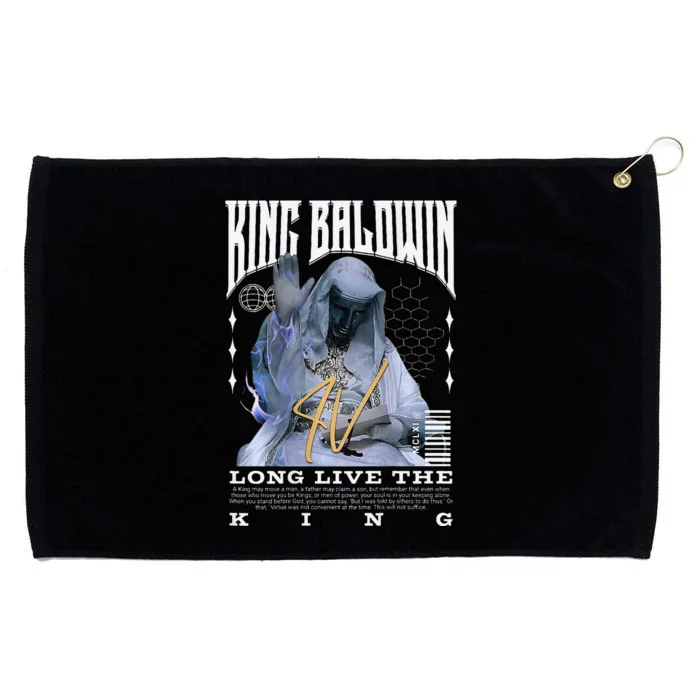 Backprint King Baldwin Iv Grommeted Golf Towel