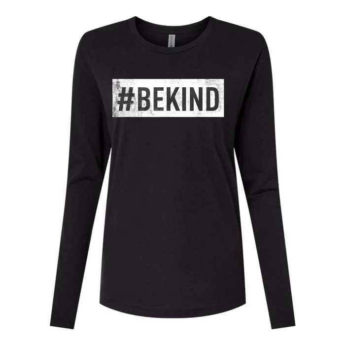 #Be Kind Choose Kindness AntiBullying Vintage Womens Cotton Relaxed Long Sleeve T-Shirt