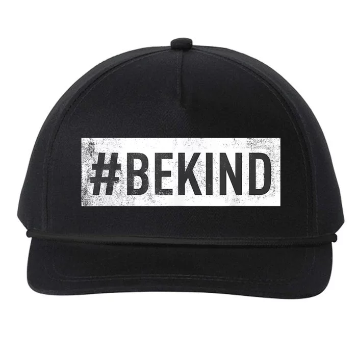 #Be Kind Choose Kindness AntiBullying Vintage Snapback Five-Panel Rope Hat