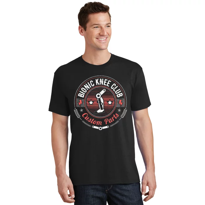 Bionic Knee Club Custom Parts Knee Replacement T-Shirt