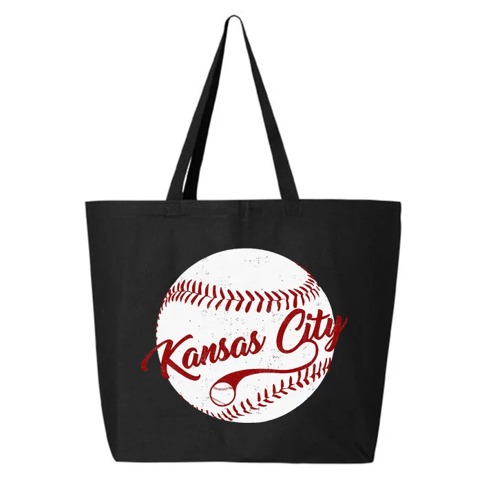 Baseball Kansas City Love Blue Color Royal National Pastime 25L Jumbo Tote