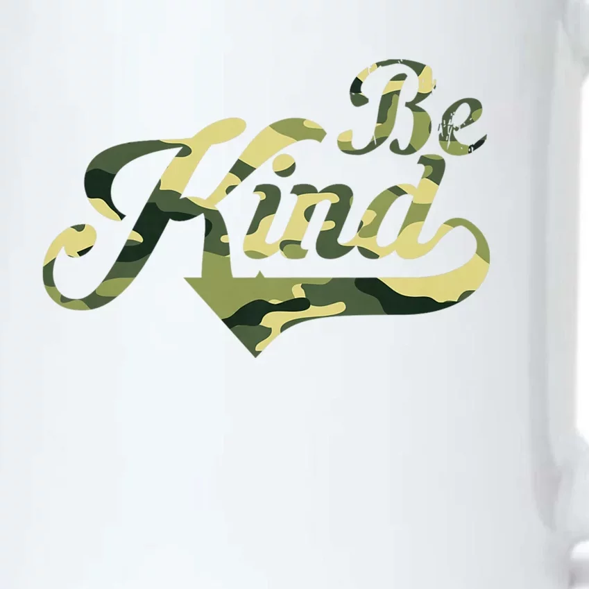 Be Kind Camouflage Anti Bullying Awareness Kindness Black Color Changing Mug