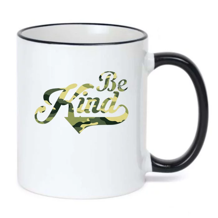 Be Kind Camouflage Anti Bullying Awareness Kindness Black Color Changing Mug