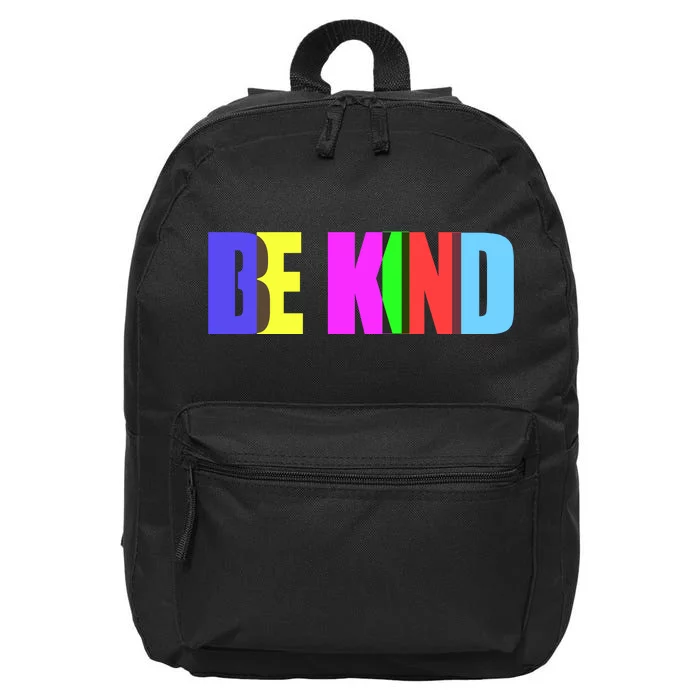 Be Kind Colorful Anti Bully 16 in Basic Backpack