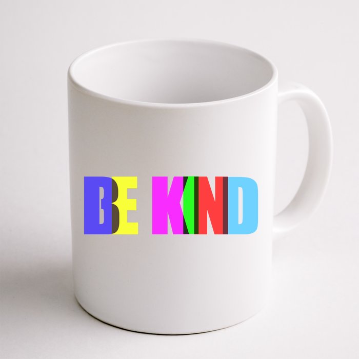 Be Kind Colorful Anti Bully Front & Back Coffee Mug