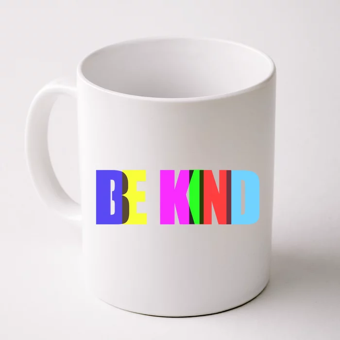 Be Kind Colorful Anti Bully Front & Back Coffee Mug