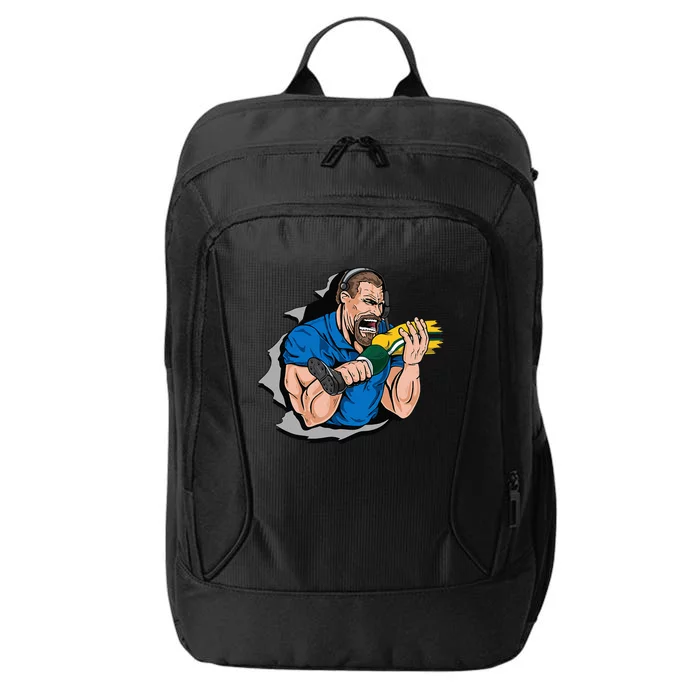 Biting Knee Caps City Backpack