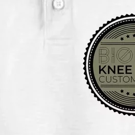 Bionic Knee Club Custom Parts Funny Knee Replacement Dry Zone Grid Performance Polo