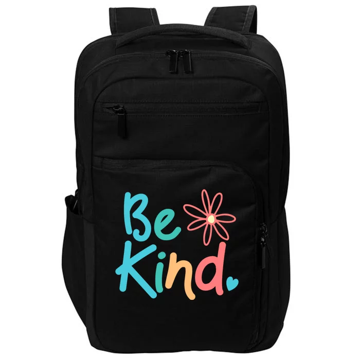 Be Kind Cute Colorful Gift Impact Tech Backpack