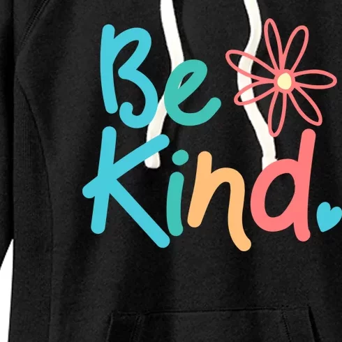 Be Kind Cute Colorful Gift Women's Fleece Hoodie