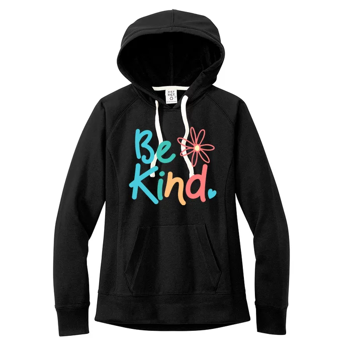 Be Kind Cute Colorful Gift Women's Fleece Hoodie