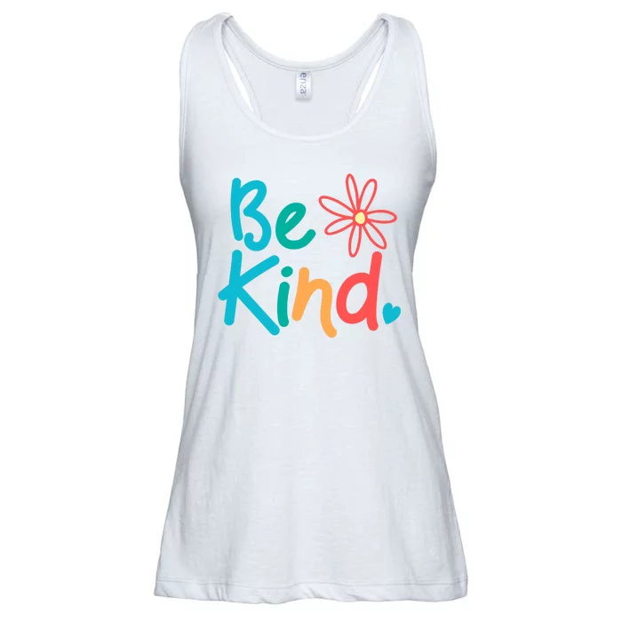 Be Kind Cute Colorful Gift Ladies Essential Flowy Tank