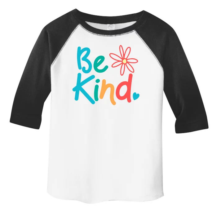 Be Kind Cute Colorful Gift Toddler Fine Jersey T-Shirt