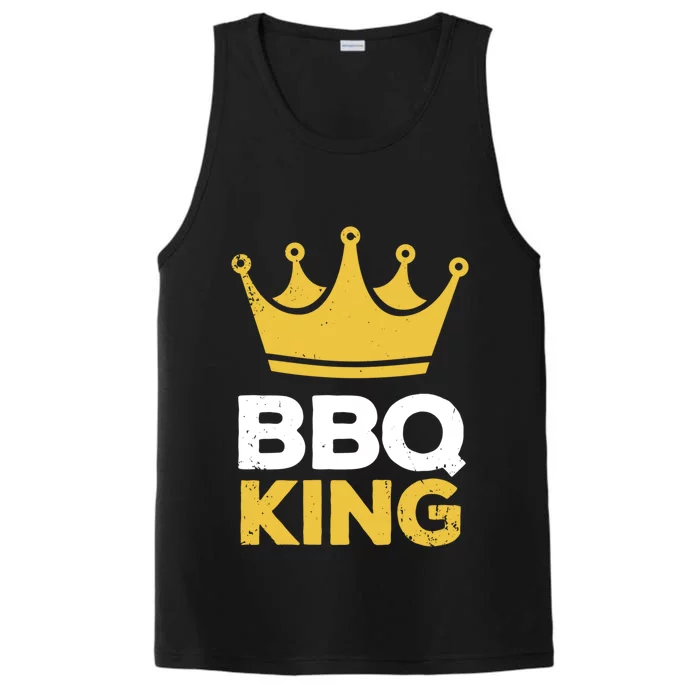 Bbq King Chef Dad Meaningful Gift Performance Tank