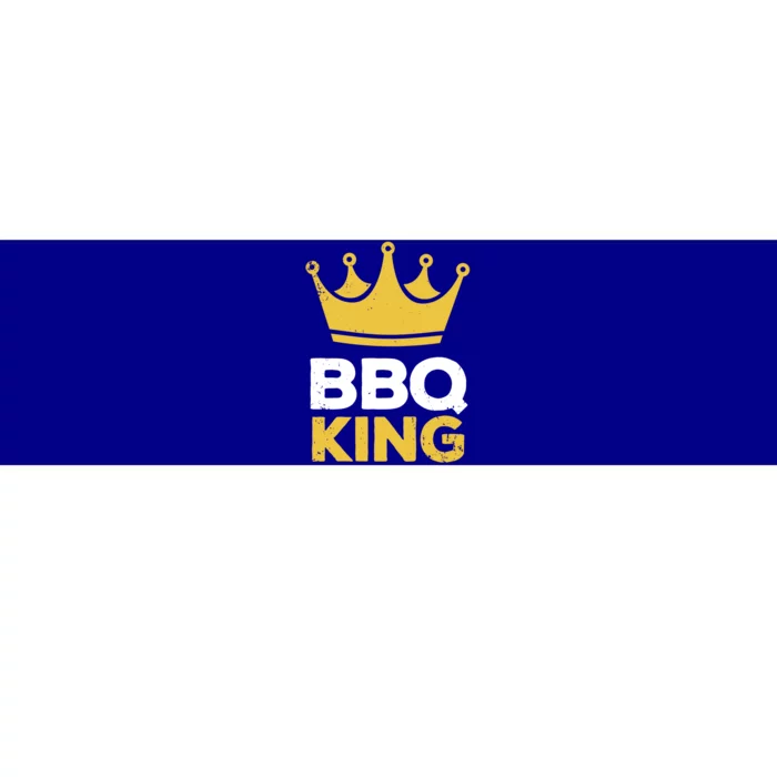 Bbq King Chef Dad Meaningful Gift Bumper Sticker