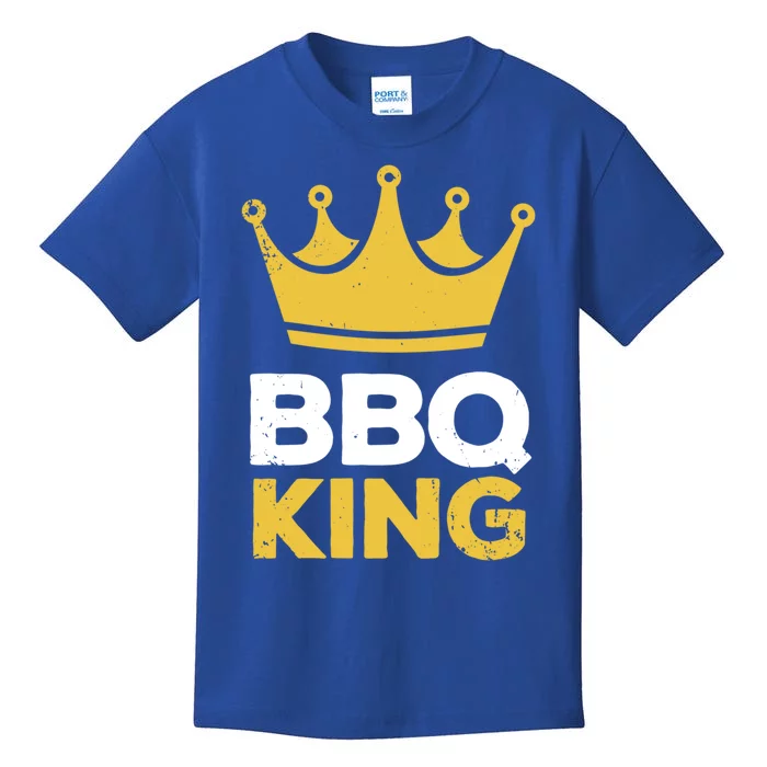 Bbq King Chef Dad Meaningful Gift Kids T-Shirt