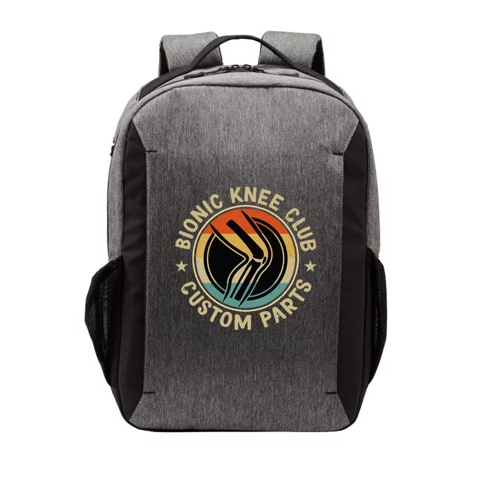 Bionic Knee Club Custom Parts Bones Funny Knee Replacement Vector Backpack