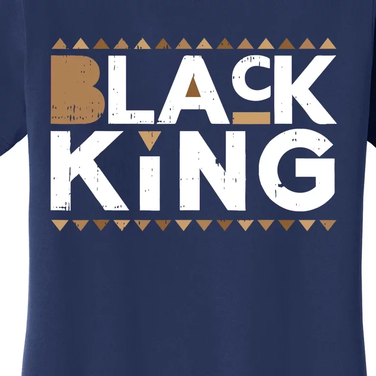 Black King Couple Matching Melanin Black Lives Matter Gift Women's T-Shirt