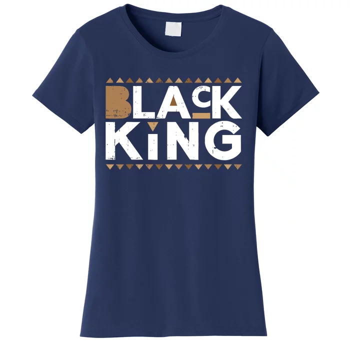 Black King Couple Matching Melanin Black Lives Matter Gift Women's T-Shirt