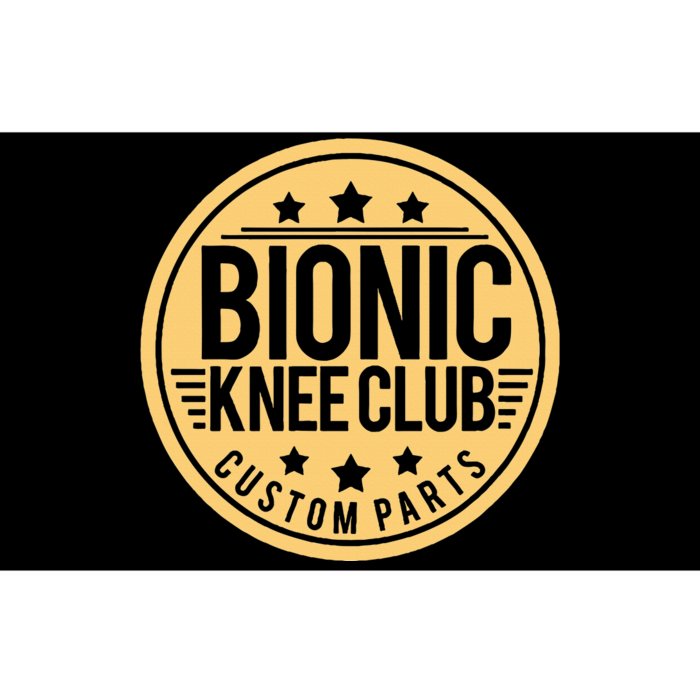 Bionic Knee Club Knee Surgery Knee Replacement Recovery Bumper Sticker