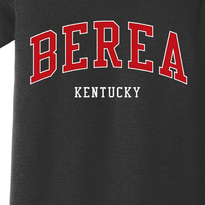 Berea Kentucky College University Style Baby Bodysuit