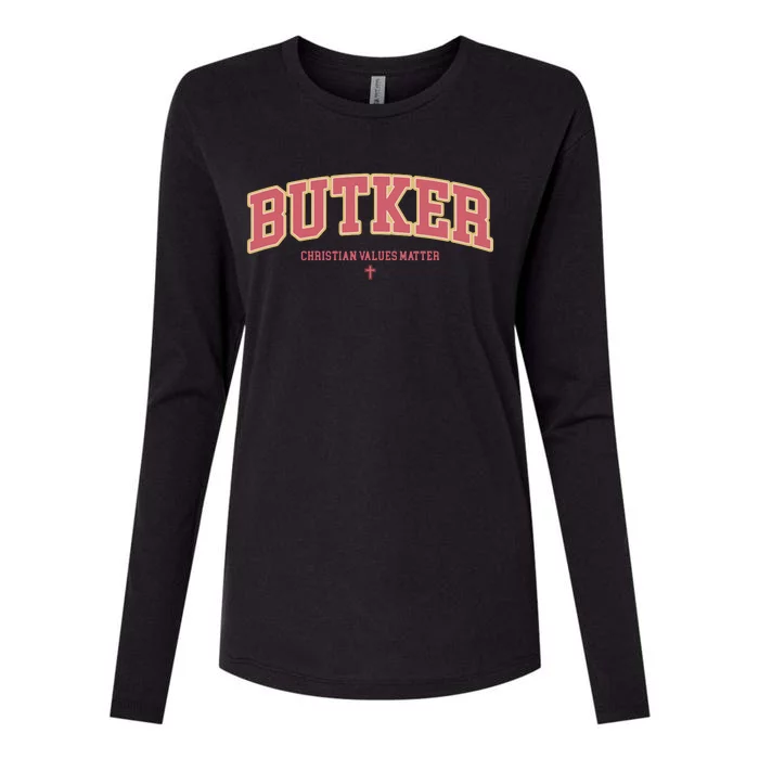 Butker Kansas City Kicker Harrison Butker Womens Cotton Relaxed Long Sleeve T-Shirt