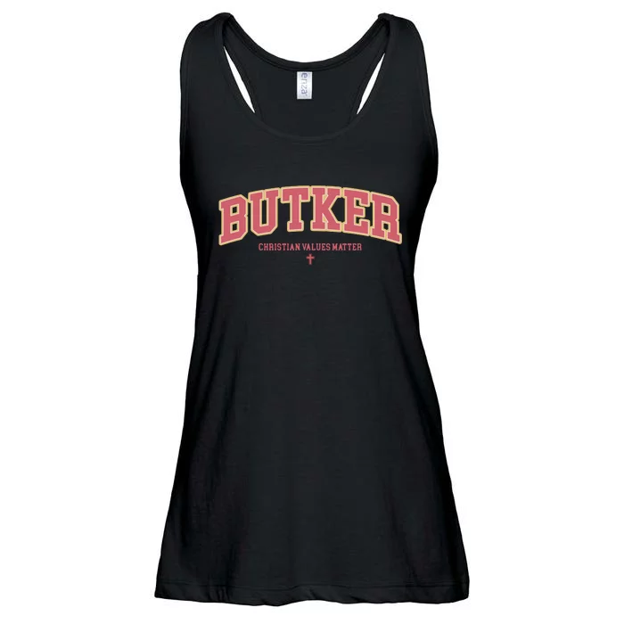 Butker Kansas City Kicker Harrison Butker Ladies Essential Flowy Tank