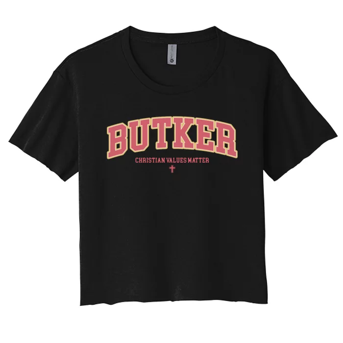 Butker Kansas City Kicker Harrison Butker Women's Crop Top Tee