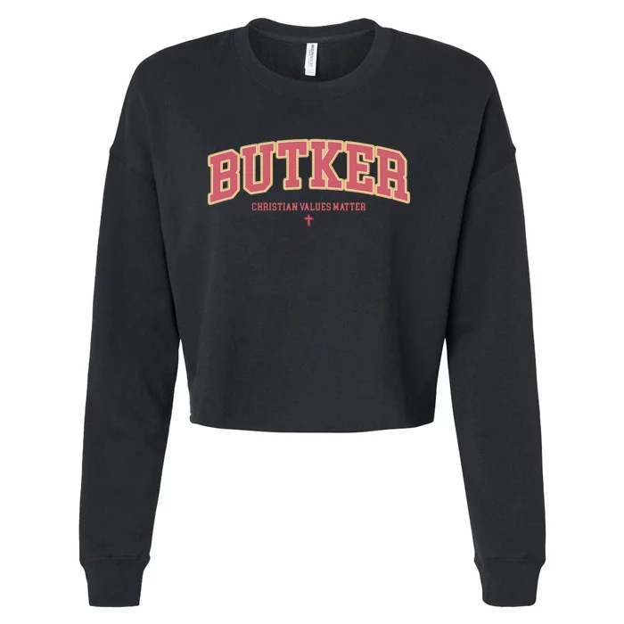 Butker Kansas City Kicker Harrison Butker Cropped Pullover Crew