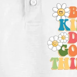 Be Kind Do Good Things Positive Quote Dry Zone Grid Performance Polo