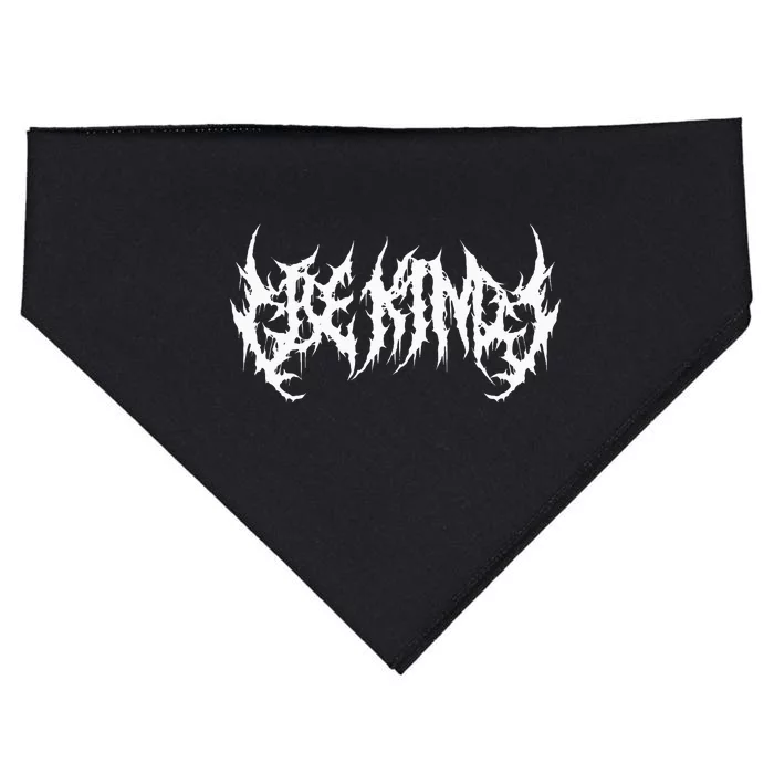 Be Kind. Death Metal Extreme Black Metal Band. Funny Ironic USA-Made Doggie Bandana