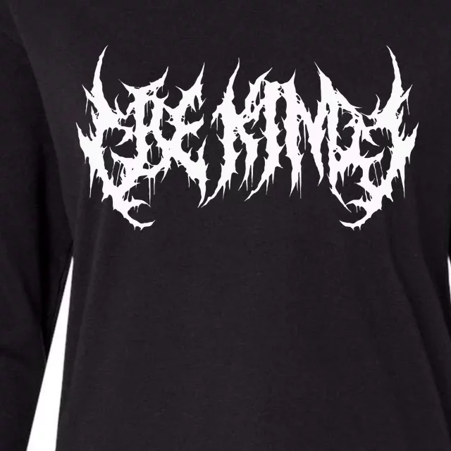 Be Kind. Death Metal Extreme Black Metal Band. Funny Ironic Womens Cotton Relaxed Long Sleeve T-Shirt