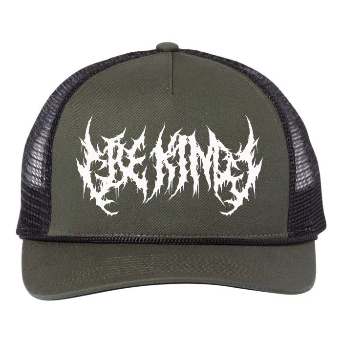 Be Kind. Death Metal Extreme Black Metal Band. Funny Ironic Retro Rope Trucker Hat Cap