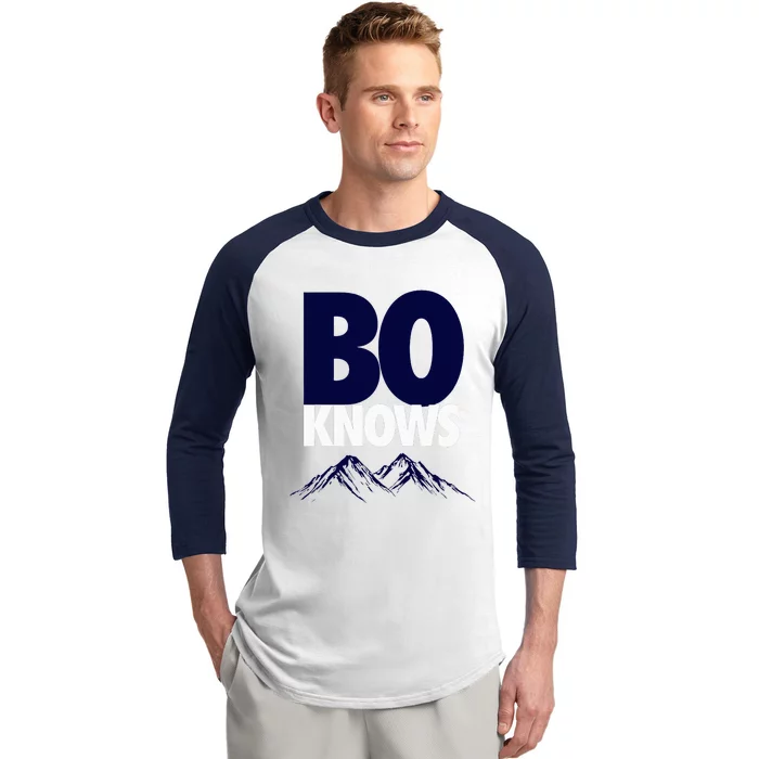 Bo Knows Denver Bo Knows Merch Baseball Sleeve Shirt