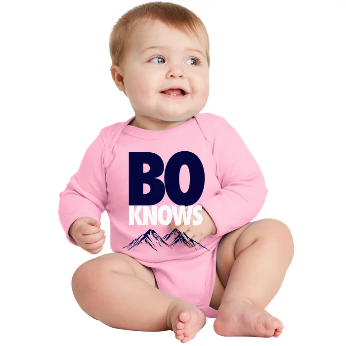 Bo Knows Denver Bo Knows Merch Baby Long Sleeve Bodysuit