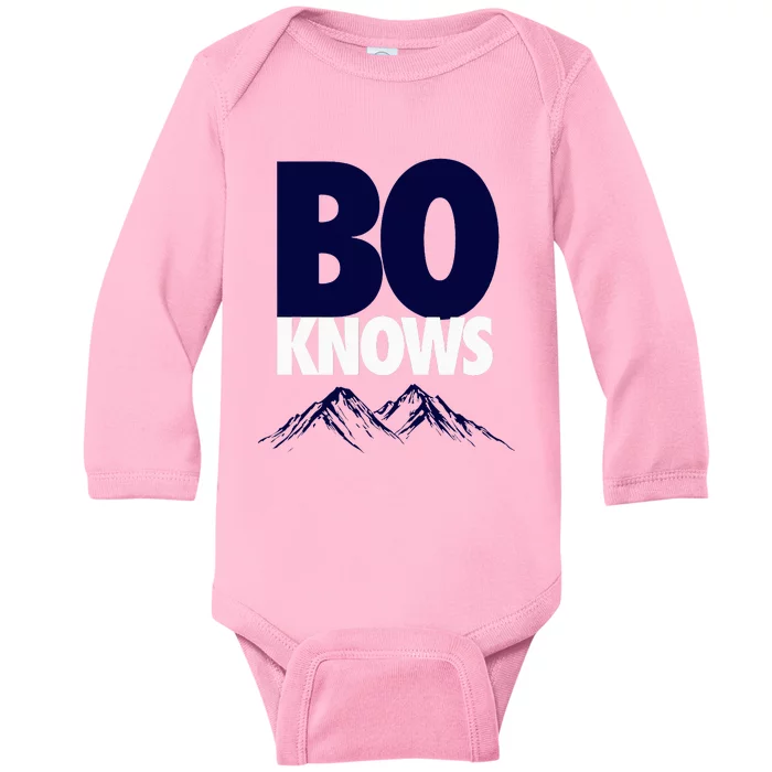 Bo Knows Denver Bo Knows Merch Baby Long Sleeve Bodysuit