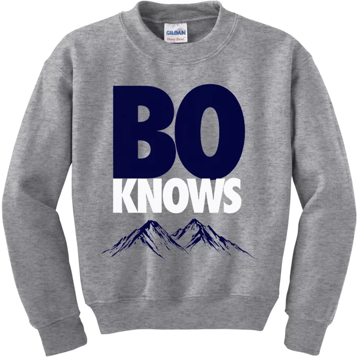 Bo Knows Denver Bo Knows Merch Kids Sweatshirt