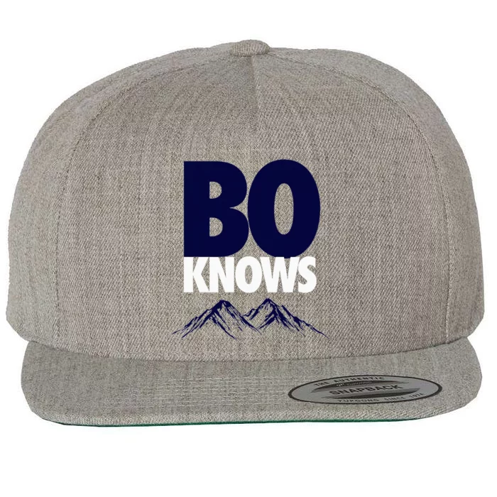 Bo Knows Denver Bo Knows Merch Wool Snapback Cap