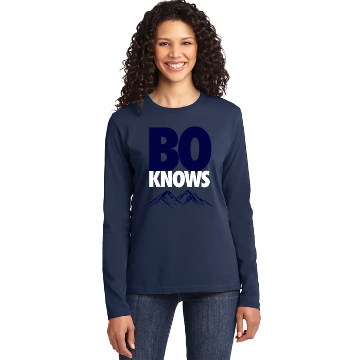 Bo Knows Denver Bo Knows Merch Ladies Long Sleeve Shirt